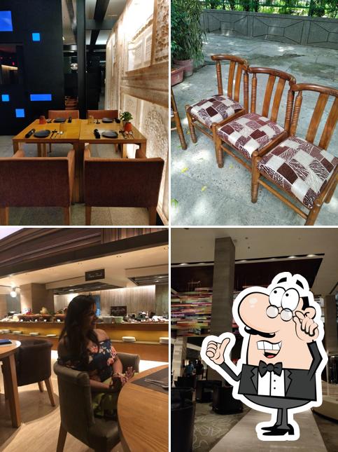 Take a seat at one of the tables at EEST