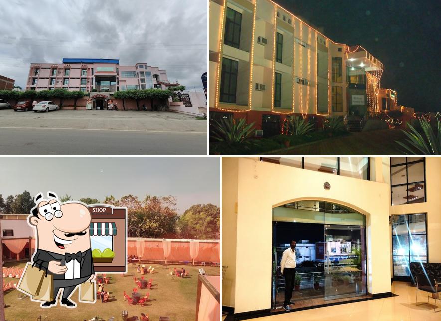 You can get some fresh air outside Hotel Hasdeo Inn