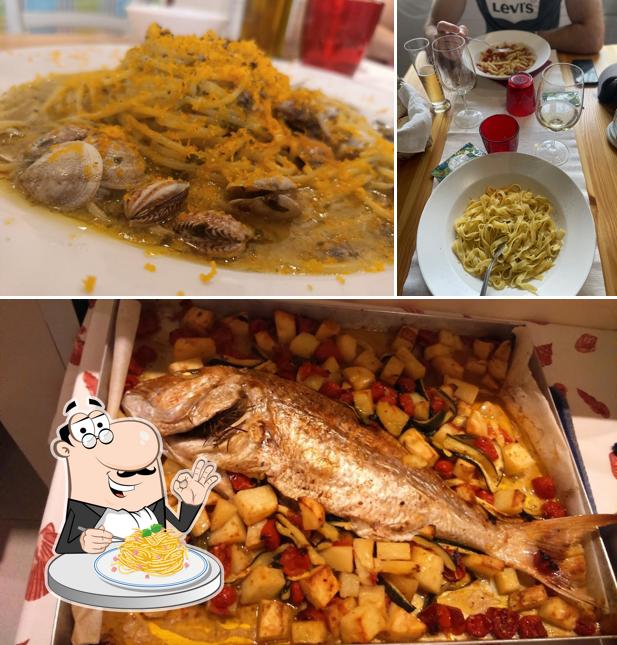 Spaghetti alla carbonara al Bar Ettore
