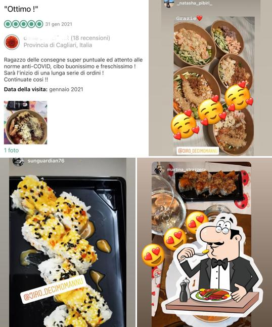 Platti al JIRO Sushi - Specialista in Pokè e Maki