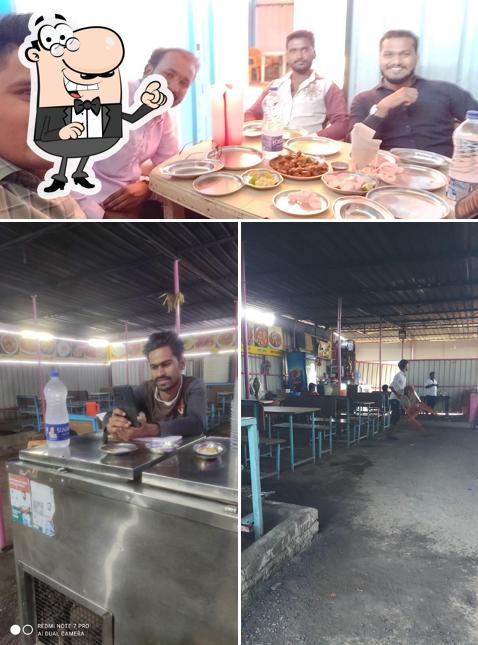 The interior of Hotel Tatya Dhaba
