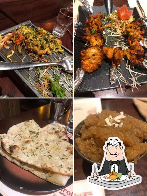 Food at Karolbaug Dawat-e-Mehfil