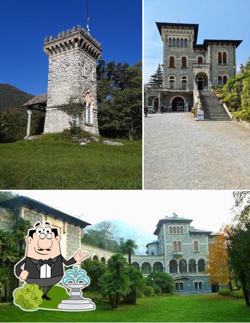 Gli esterni di Villa Ex Magni Rizzoli