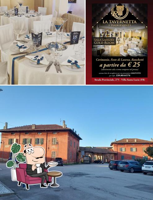 La interni e esterno del ristorante