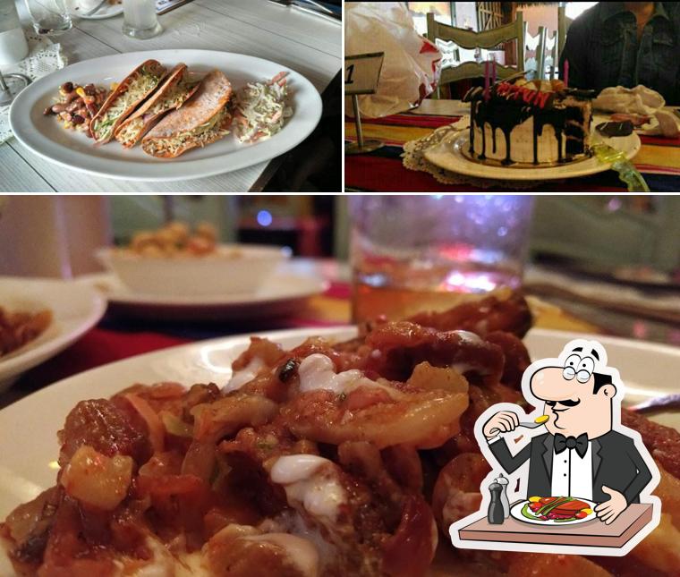 Food at Shanghai Salsa