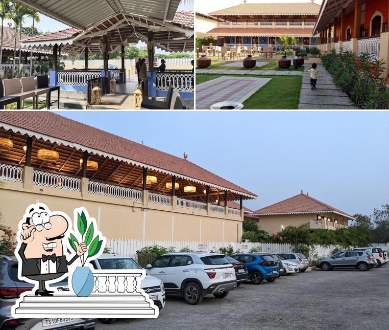 You can get some fresh air outside The Fisherman's Wharf, Hyderabad