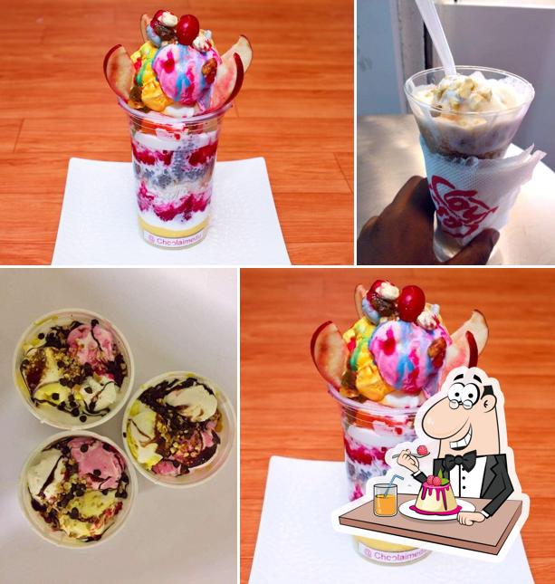 Order one of the sweet dishes