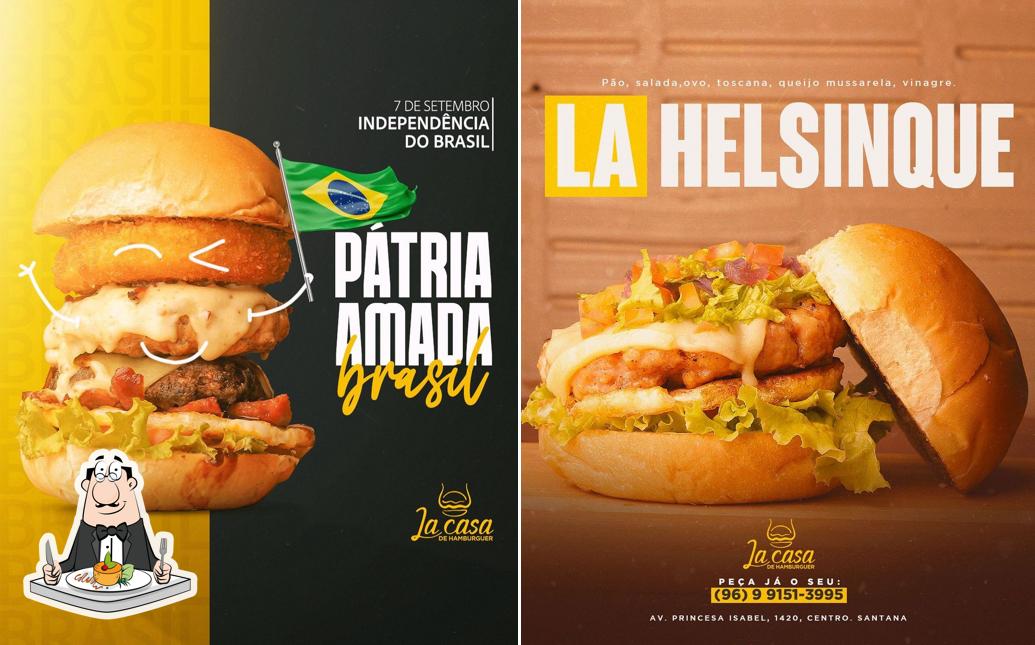 Comida em Casa do Hambúrguer
