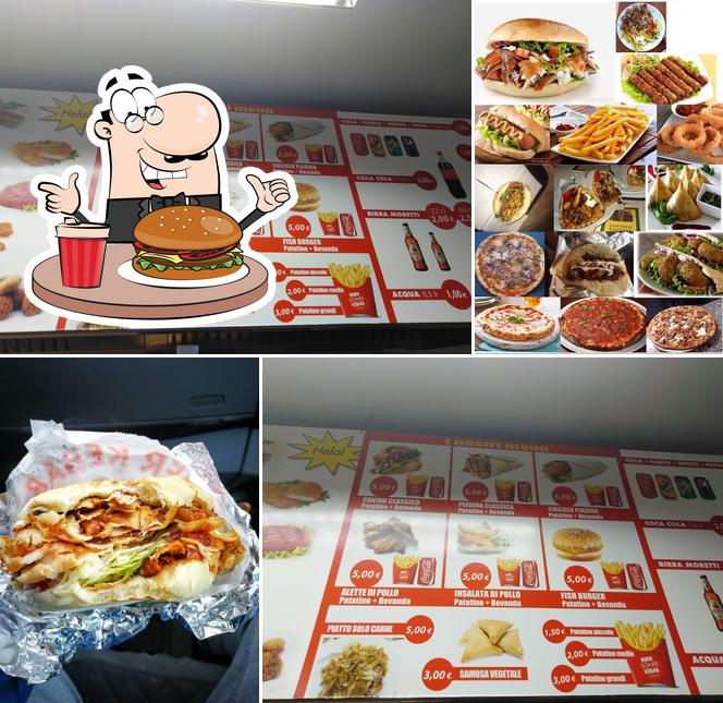 Ordina un hamburger a Euro Doner Kebab