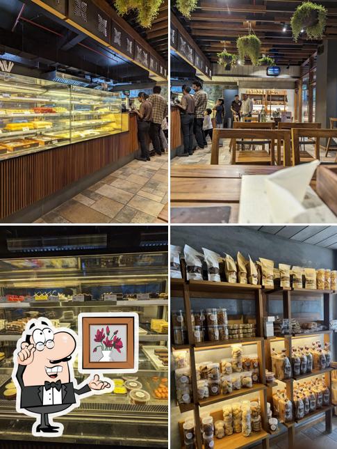 Take a seat at one of the tables at Paragon’s Brown Town Bakery & Cafe