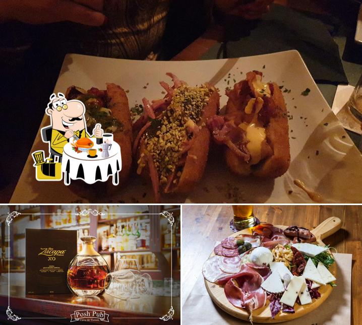 Tra le varie cose da Posh Pub si possono trovare la cibo e bevanda