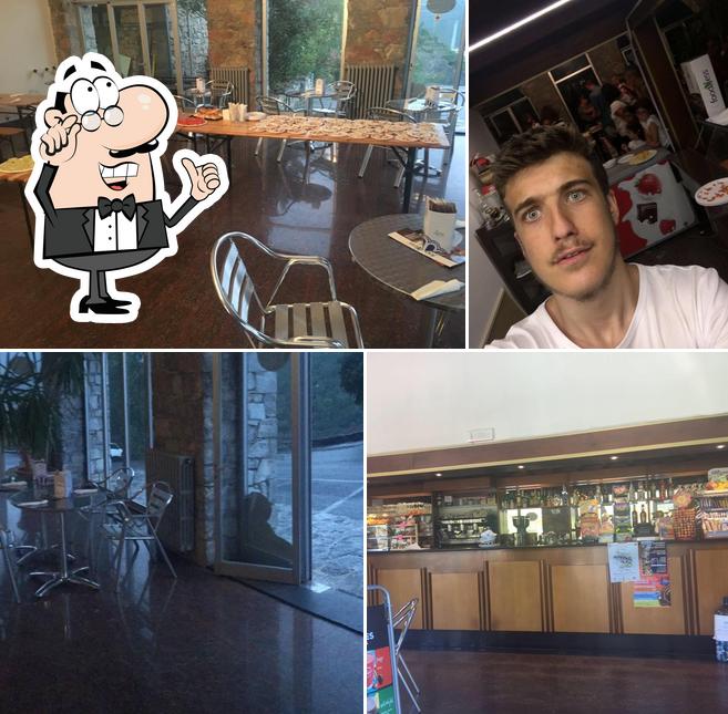Gli interni di Bar Grotte di Toirano