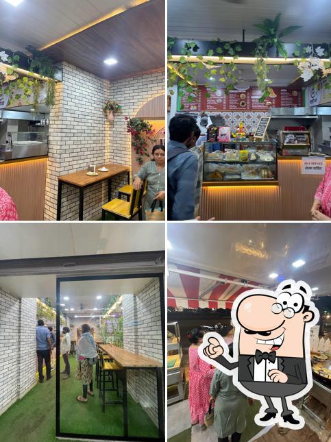 The interior of Gurukripa Snacks & Chaat House
