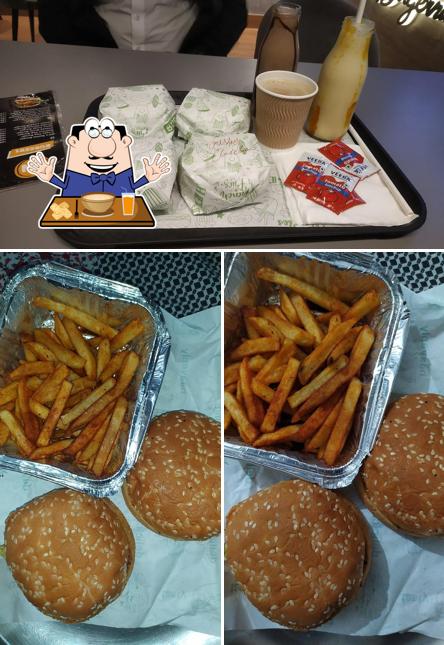 Food at Burger Nik's