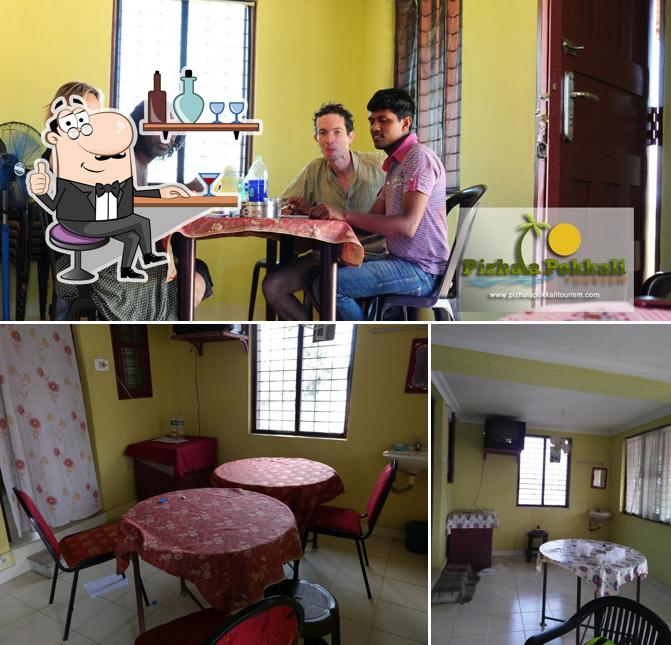 The interior of Pizhala Pokkali Tourism Farm