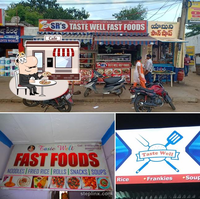 The exterior of Tastewell foodies