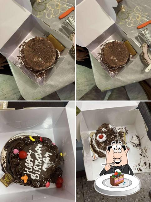 Chocolate cake at Sindhi House