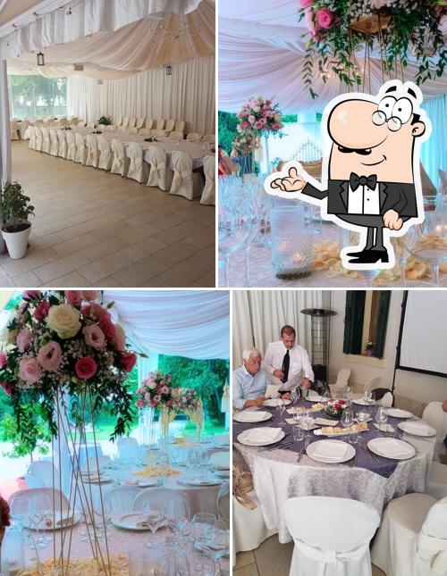 Gli interni di Villa Castagna - Ristorante