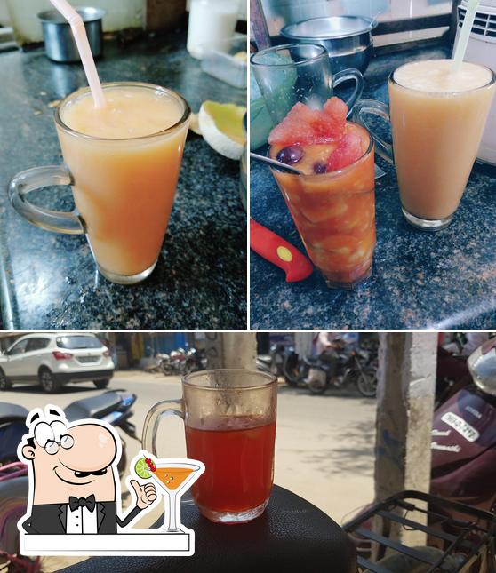 Try a drink from the menu