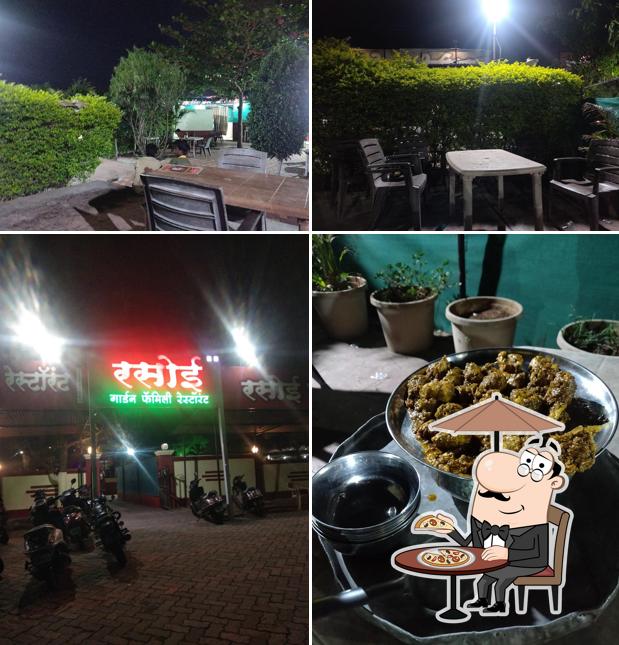 The exterior of Hotel Rasoi