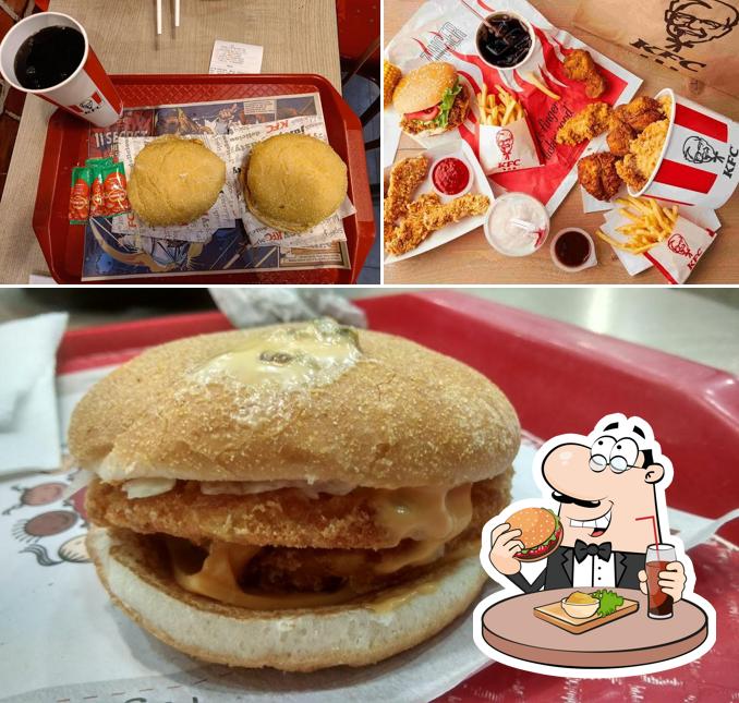 Get a burger at KFC