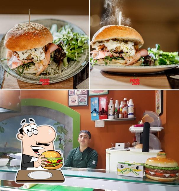 Concediti un bell'hamburger a Pizza Time