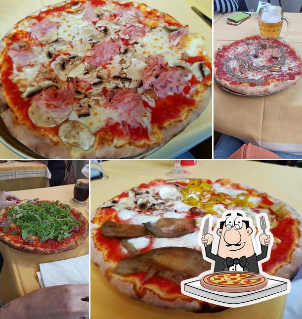 A Pizzeria "da Calogero", puoi goderti una bella pizza