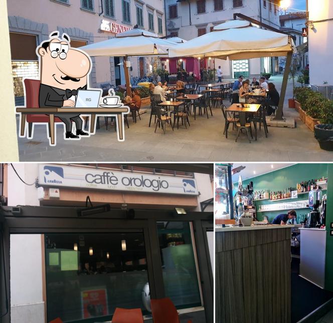 Gli interni di Caffè Orologio