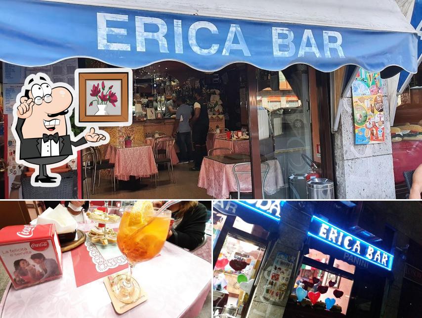 Dai un'occhiata agli interni di Erica Bar