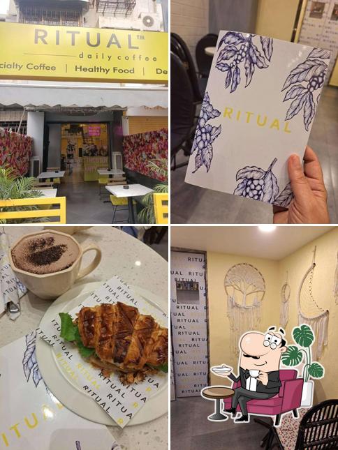 Take a seat at one of the tables at RITUAL daily coffee