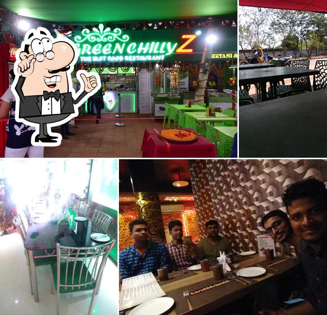 The interior of GREENCHILLYZ INFOSYSROAD Specialist in BIRYANI&TANDOOR