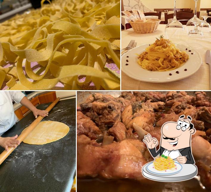 Spaghetti alla carbonara al Locanda Di Nonna Ida