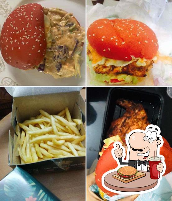 Try out a burger at Midnight Bistro