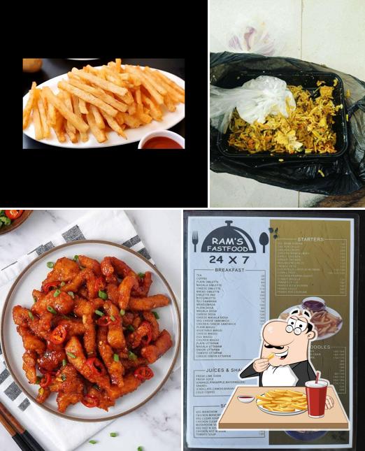 French fries at Ram's Fast Food