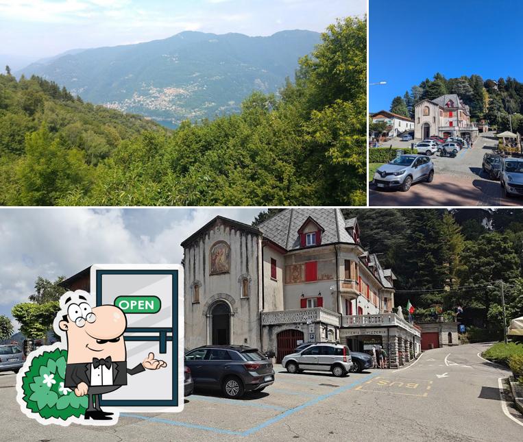 La foto di esterno e lavagna da Ristorante Osteria Acqua Ciara