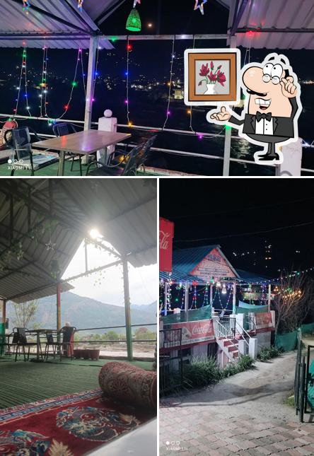 The interior of tirakari food huts
