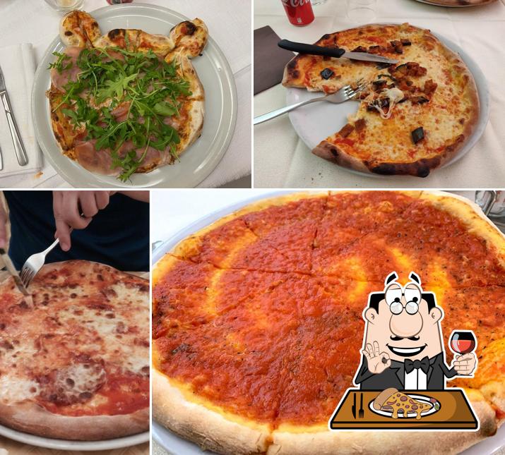 A La Ruota, puoi prenderti una bella pizza