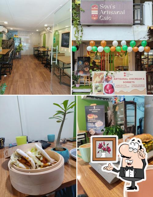 The interior of Sovi's Artisanal Cafe