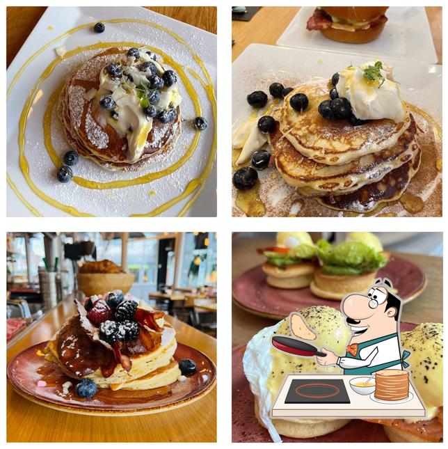 Pancakes at The Breakfast Club