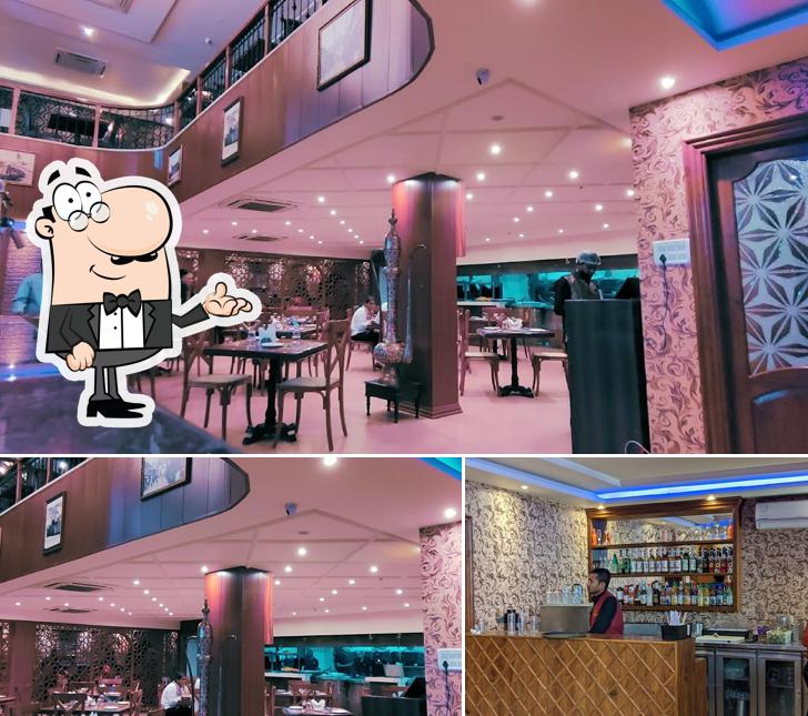This is the photo displaying interior and bar counter at The Nawaab's Restaurant