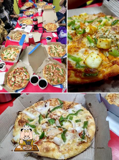 At Domino's Pizza Smriti Nagar, Bhilai, you can taste pizza