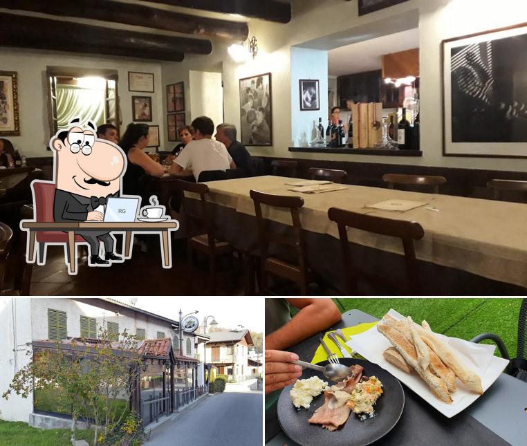 Questa è la foto che mostra la interni e cibo di Pizzeria Ristorante Amadeus