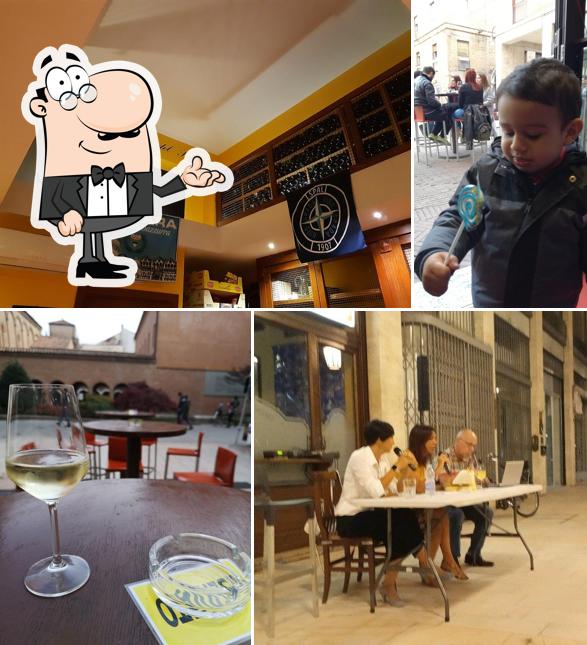 Gli interni di Enoteca Massimo