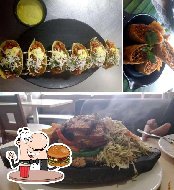 Try out a burger at The Mint Leaf Kitchen N Bar