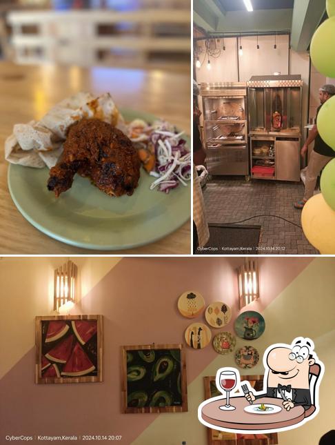 Check out the image showing food and interior at CALICUT CAFE New Shop കാലിക്കട്ട് കഫേ