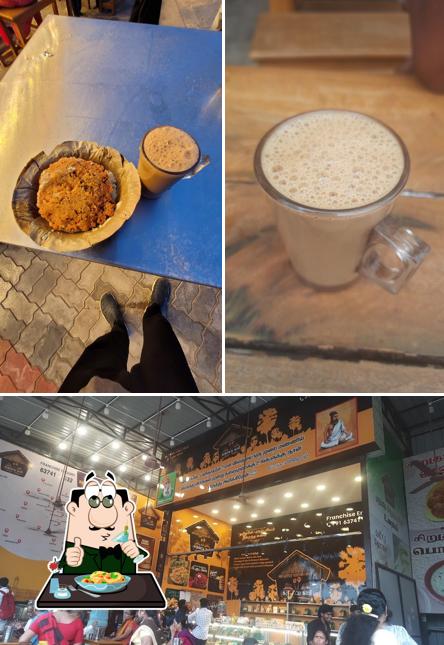Nellai Karupatti Coffee & Alwaa Kadai is distinguished by food and interior