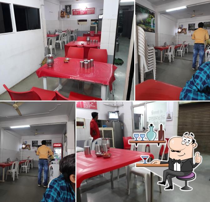 The interior of Maa Vaishno Bhojnalaya