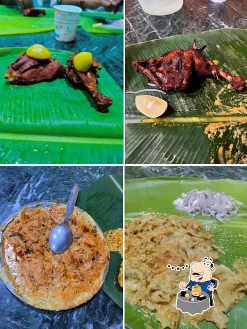 Food at Master Parotta Stall