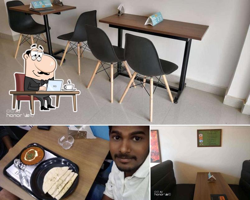 Take a seat at one of the tables at Petoo