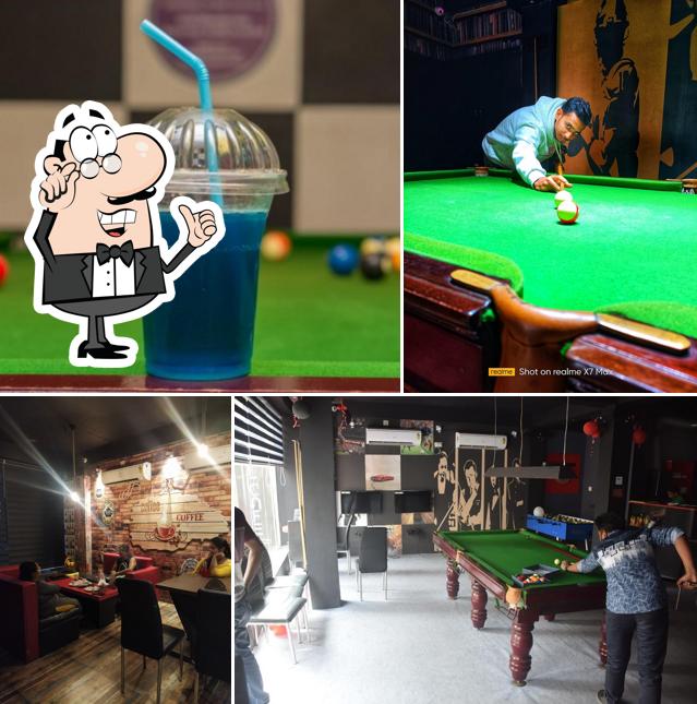 The interior of Pool Cafe - Games & Food